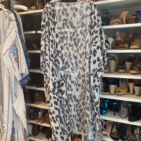 2 Animal Print Caftan Cover Ups - Picture 2 of 3
